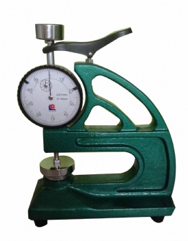 rubber thickness measuring device
